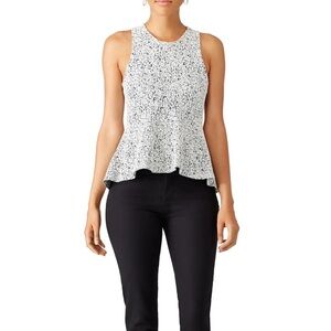 Women's Sleeveless Peplum Top